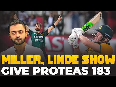 Miller, Linde Power Show gives Proteas 183/9 in 20 overs | Pakistan vs South Africa 1st T20I