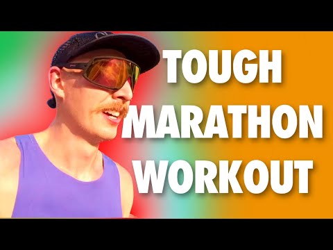 Getting Humbled By A Hot Marathon Workout