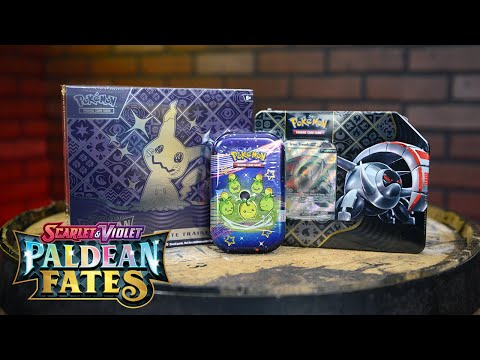 Early Paldean Fates Elite Trainer Box & Tin Opening!