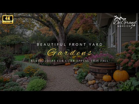 Beautiful Front Yard Gardens: Rustic Ideas for Curb Appeal This Fall