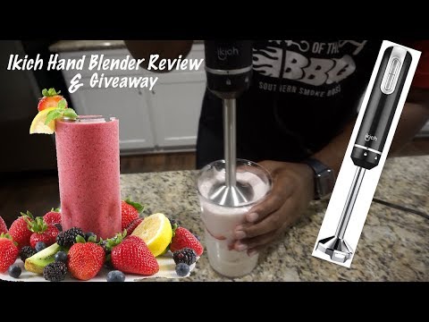 Ikich Hand Blender Review & Giveaway | Hand Blender Smoothie | Southern Smoke Boss