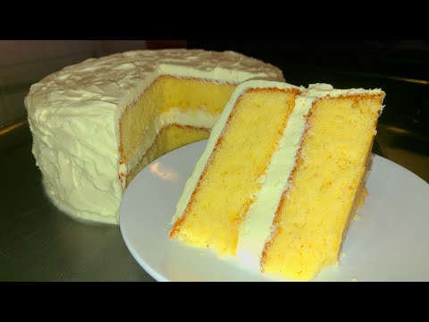 Lemon Supreme Layer Cake from scratch