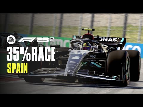 F1 23 Gameplay Spain 35% Race Lewis Hamilton