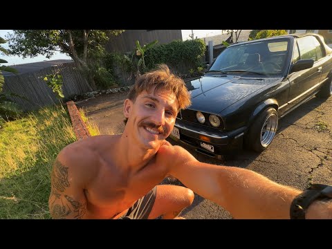 I bought my dream project car in HAWAII ( BMW E30 ) Part 1