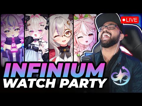 REACTING TO NEW CUTE VTUBERS! StellarVersePro - 1st Gen "Infinium" Debut (Day 1) Watch Party!