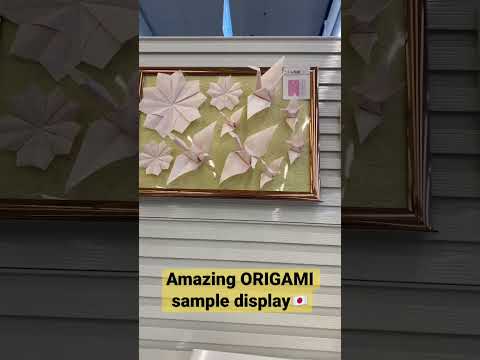 ORIGAMI the Japanese art of paper folding. #amazingjapan #origami #japan #art #artwork #shorts