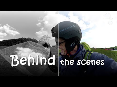 Behind the scenes (I caught a cloud on my paraglider)