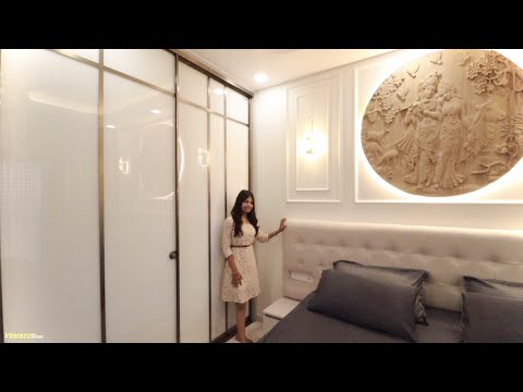 3BHK Premium Interiors at Sobha Royal Pavilion | Hafele Blum Acrylic Kitchen | Aristo Wardrobe