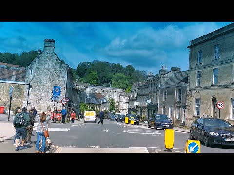 Driving in Bradford - on-  Avon , Wiltshire