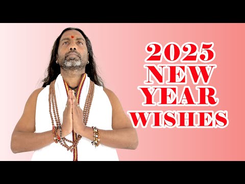 Happy New Year 2025 Wishes from Rishikesh India's Patanjali International Yoga Foundation!