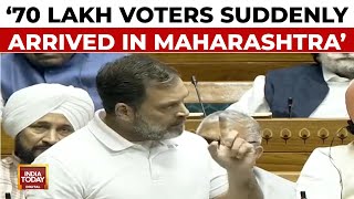 '70 Lakh Voters Suddenly Arrived': Rahul Gandhi Claims Massive Fraud During Maharashtra Elections