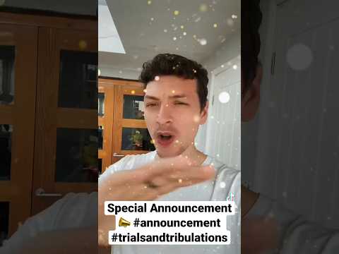 Special Announcement 📣 #announcement #trialsandtribulations #album #newmusic #rapper