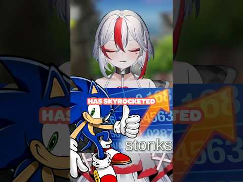 big #sonic stonks!📈 #sonicxshadowgenerations #sonicthehedgehog #vtuber #shorts #sonicmemes