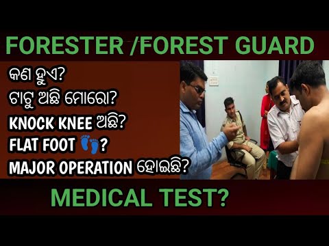 forest guard forester medical test କେମିତି ହୁଏ? forest guard forester medical test 2024