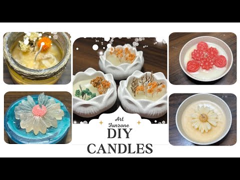 How to make Candles at Home| Diy Handmade Candles #diy #candlemaking #handmadecandles