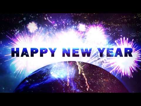 HAPPY NEW YEAR 2020 ( v 624 ) Countdown Timer with Sound Effects and Voice 4K