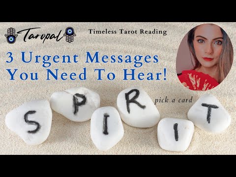 3 Urgent Messages Universe Wants You To Hear Right Now 📩🎈Pick a card ☮️🧿#messagefromuniverse