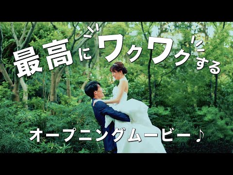 最高にワクワクする結婚式オープニングムービー♪【Mrs. GREEN APPLE - StaRt】