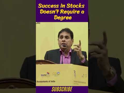 Stock Market Success: No Degree Required #smartinvesting #stockmarkettips #anyonecandoit #investing