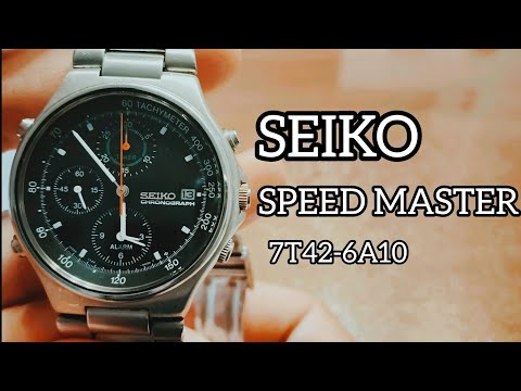 SEIKO SPEEDMASTER　セイコー　スピードマスター　7T42-6A10 クロノグラフ　解説　腕時計　ヴィンテージ　国産　名器　メイドインジャパン　MADE in JAPAN 90年代