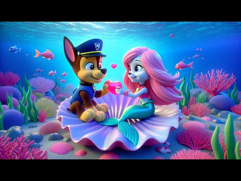 Paw Patrol Ultimate Rescue | CHASE Fall in Love Mermaid | Very Funny Story | Rainbow 3