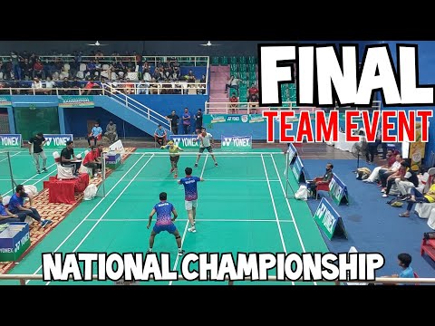 National championship Team Event Final - Pakistan badminton Irfan Saeed/Azeem vs Yasir Ali/Anjum