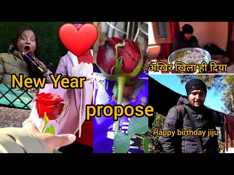 नए साल पर रानीखेत में मुझे प्रपोज किया😱🌹❤️#love#proposal#Happy new year2025