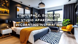 Tiny Space, Big Glam: Studio Apartment Decorating Inspiration