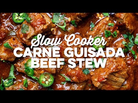 Crock Pot Carne Guisada { Mexican Beef Stew } | Supergolden Bakes