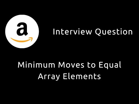 Minimum Moves to Equal Array Elements II - Median - Amazon Interview Question - Python