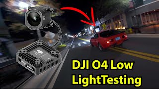 DJI O4 Air Unit Pro Low Light Testing - Its Better Than Ever!!!