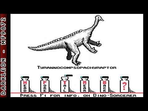 Dino Sorcerer © 1990 SoftDisk - PC DOS - Gameplay