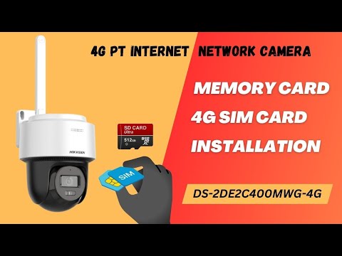 How to Install SIM and Memory Card in Hikvision DS-2DE2C400MWG-4G | Step-by-Step Tutorial