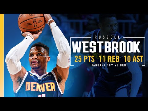 Russell Westbrook Gets A Triple-Double vs. Nets 📺 | 1/10/25 Full Game Highlights