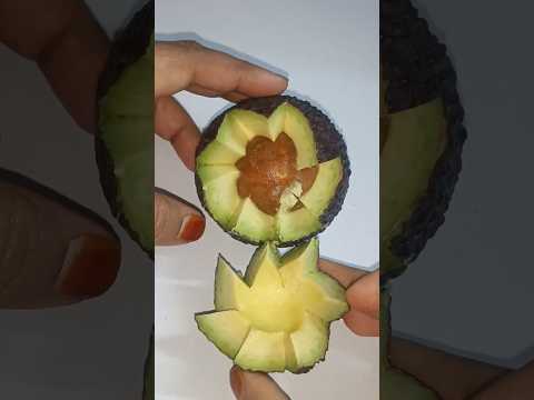 Avacado fruit carving ideas #fruitart #fruitcarving #trending #shorts #short #youtubeshorts