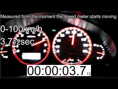 SUBARU LEGACY 0-100km/h 3.7sec