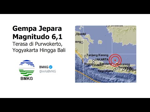 Penjelasan Gempa 6,1 Magnitudo Guncang Jepara, Jawa Tengah Terasa Hingga Bali