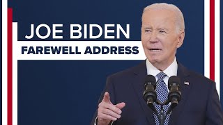 LIVE REPLAY: President Joe Biden shares his farewell address to the U.S.