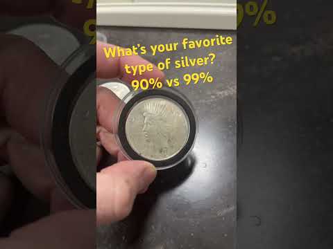 What do you prefer? 90% vs 99% Silver   #coincollecting #silver #silverstacking #morgandollar