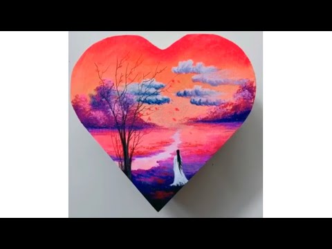 Alone girl painting for beginners | painting ideas | let’s draw it |