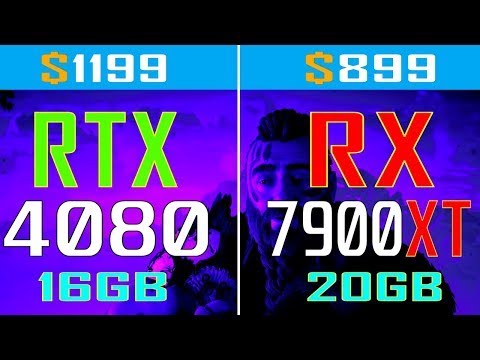 RX 7900XT @20GB vs RTX 4080 @16GB // PC GAMES BENCHMARK TEST