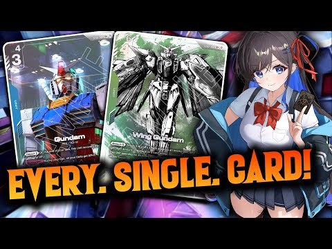 The FULL SET is here! Gundam Card Game CARD REVIEW! Edition Beta