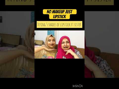 Color theory on indian skin tone without makeup ft sister #viral #muslimah #youtubeshorts