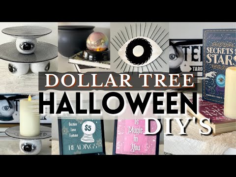 DOLLAR TREE HALLOWEEN DIY 2023 | Easy and Spooky Halloween Decor | High End DIYs