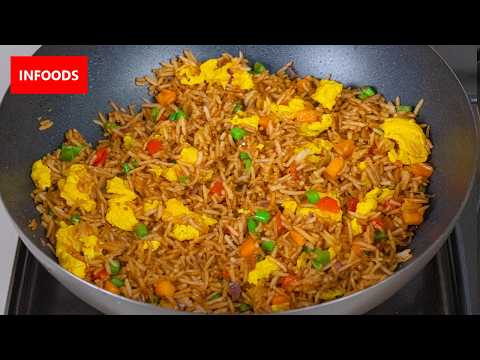 Egg Fried Rice Recipe | How to Cook Fried Rice with Eggs | Infoods