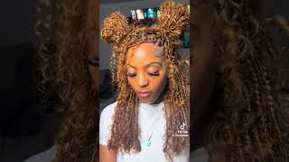 Protective Styles 🔥 #hairinspo #protectivestyles #braids #fauxlocs #locs #naturalhair 🎥:styledbypk