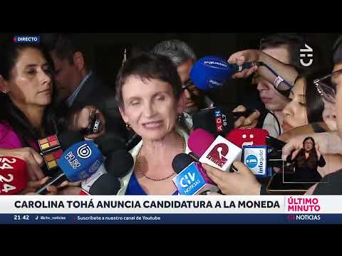 Carolina Toha renuncia al MInisterio del Interior para ser candidata presidencial