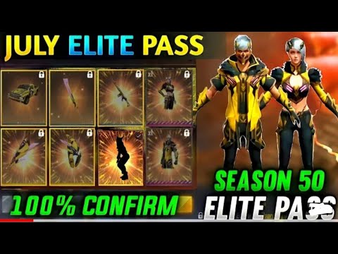 JULY ELITE PASS FREEFIRE SEASON 50 #julyelitepass #freefirejulyelitepass #julyelitepassfullreview