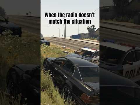 When the radio doesn’t match the situation #memes #relatable #gtav