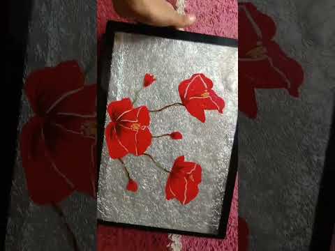 make a glass painting #shortvideo